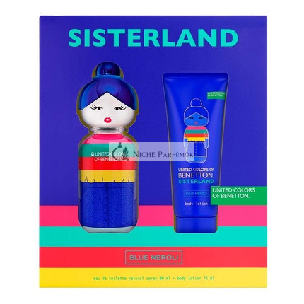 Set Sisterland Blue Neroli EDT 80ml + Körperlotion 75ml