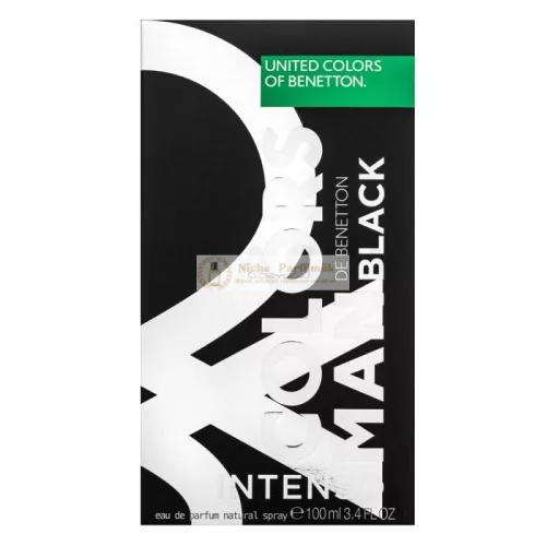 Benetton Colors De Benetton Black Intenso Eau de Parfum für Herren 100 ml