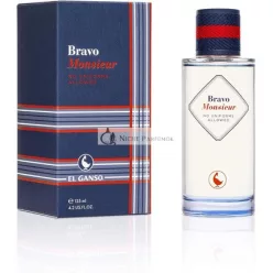   Perfumes y Diseño Ganso Bravo Monsieur Eau De Toilette Vaporizer, 125ml