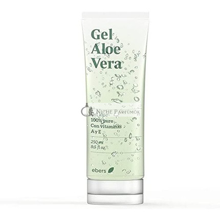 Ebers Aloe Vera Gel mit Vitaminen A und E, 250 ml