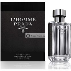 Prada L'Homme Eau De Toilette Spray férfiaknak, 50ml