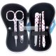BIFULL Maniküre Set 5 Teile Topos Flip Flop Schwarz/Weiß