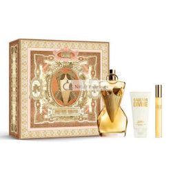  Jean Paul Gaultier Divine Női Ajándékcsomag, 3 darab, 100ml EDP, 10ml EDP Mini, 75ml Testápoló