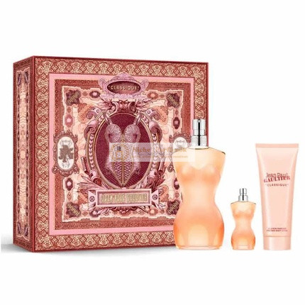 Jean Paul Gaultier Classique Eau De Toilette Spray 100ml, 3-teiliges Set
