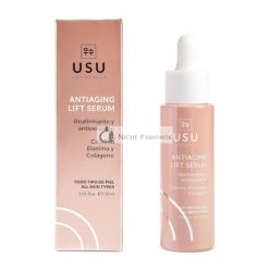   Anti Aging Lift Szérum 30ml - Bőr feszesítése és ráncok csökkentése - Rugalmasság helyreállítása - Bőrfiatalítás - Firming és antioxidáns hatás - USU Cosmetics