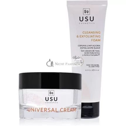 K-Beauty Tagesroutine-Pack: Sanfte Peeling-Schaumreiniger + Universal Cream, reinigt, erneuert, nährt und spendet Feuchtigkeit