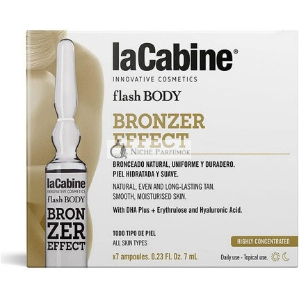 La Cabine Flash Körper Bräunungseffekt 7 Ampullen, 7ml