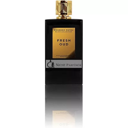 Rosendo Mateu Olfaktive Ausdrücke Barcelona Schwarze Kollektion Fresh Oud Eau De Parfum, 100ml