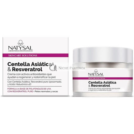 Natysal Természetes Resveratrol és Hialuronsav Krém, 50ml