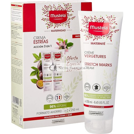 Mustela Anti Striás Testápoló Krém 250ml - 2 db