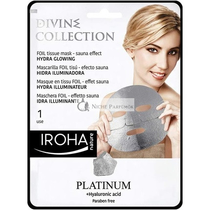 Iroha Nature Hydra Glowing FOIL Sheet Mask Platinum