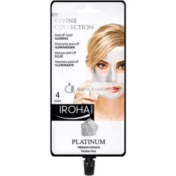   Iroha Nature Platinum Peel Off Gesichtsmaske, Aufhellende Gesichtsmaske