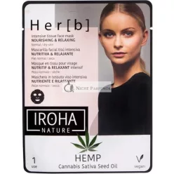   Iroha Nature Gesichtsmaske aus Hanf, Nährend und Entspannend