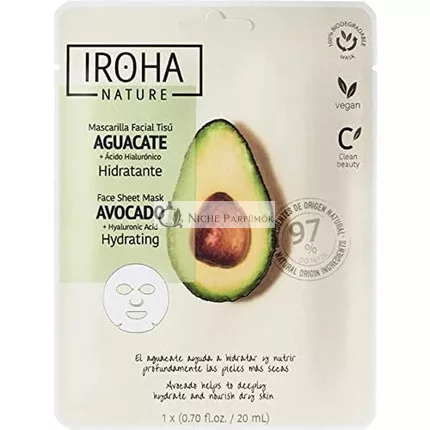 Nature Mask Avocado- und Hyaluronsäure-Gesichtsmaske