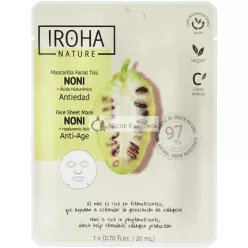  Iroha Nature Anti-Aging Gesichtsmaske mit Noni und Hyaluronsäure