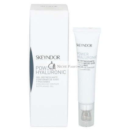 SKEYNDOR Power Hyaluronic Kühlendes Gel für Augen und Wimpern, 15ml