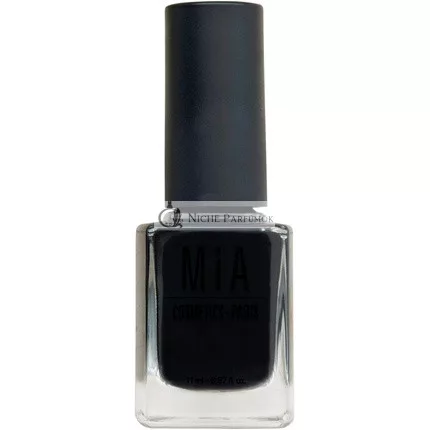 Mia Cosmetics-Paris 3707 Szén Körömlakk, 11ml Fekete