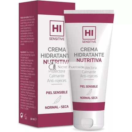 HI Sensible Nährendes Feuchtigkeitscreme mit Sheabutter für empfindliche Haut, 50 ml