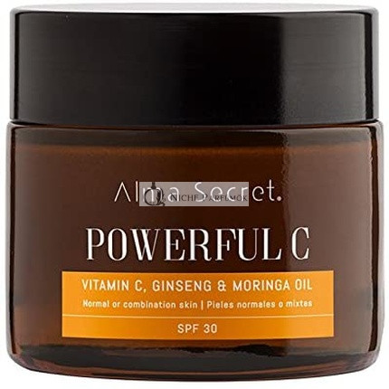 Alma Secret POWERFUL C Anti-Aging Brightening Cream, SPF 30, 50ml