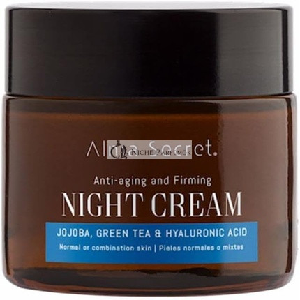 Alma Secret Multi-Night Anti-Aging mit Jojoba, Grünem Tee und Hyaluronsäure 50ml