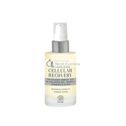 CELLULAR RECOVERY Anti-Aging Szérum Nőknek Hyaluronsavval Vegán Kollagénnal és CoQ10 50ml