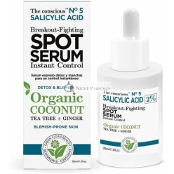   Salicylic Acid Pattanás Elleni Spot Szérum Organikus Kókusz 30ml