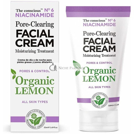 Niacinamid Pórus Tisztító Arckrém Organikus Citrom 50ml