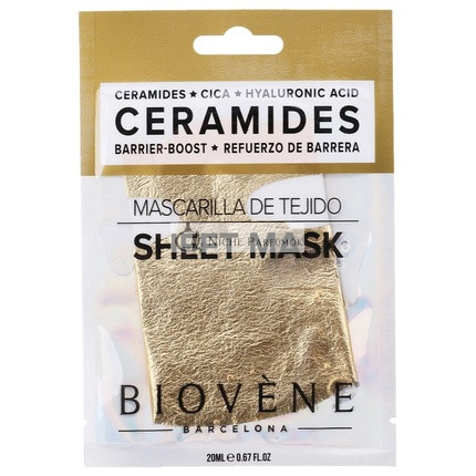 Biovene Gesichtsmaske mit Ceramiden, Cica und Hyaluronsäure - 1 Stück