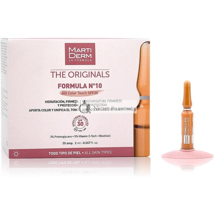 Martiderm Eredeti Formula #10 Hd Color Touch Spf 30 30 Ampulla