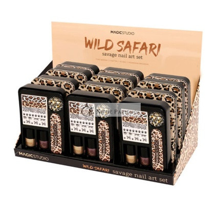 Make-Up Magic Studio Wilde Safari Wildes Nageldesign Set 6 Teile
