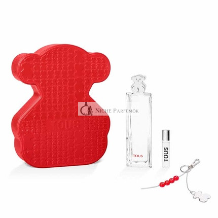 Tous EDT 90ml mit Mini 10ml und Schlüsselanhänger - 2er Pack