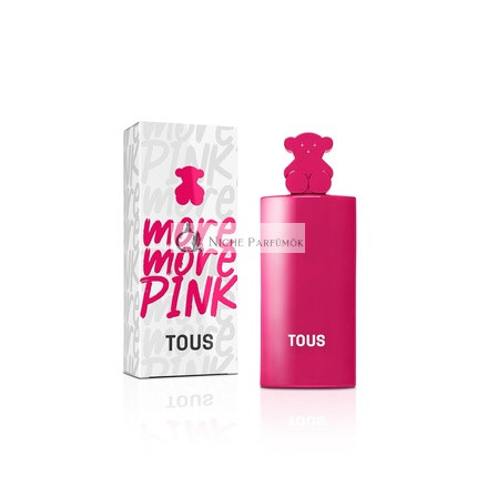 Tous More More Pink Eau de Toilette nőknek, gyümölcsös virágos illat, 50ml
