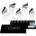 NOOVES NAILS Premium Vorbehandlungs-Gel-Nagelfolien, Fließendes Stream-Muster, Halbhartes Gel-Nagelstreifen, Halbdauerhafte Gel-Aufkleber
