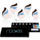 NOOVES NAILS Premium Vorbehandlungs-Gel-Nagelfolien, Fließendes Stream-Muster, Halbhartes Gel-Nagelstreifen, Halbdauerhafte Gel-Aufkleber