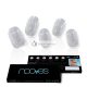 NOOVES NAILS Premium vorgefertigte Gel-Nagelfolien - Dazzling Diva Metallic, semi-cured Gel-Nagelstreifen, semi-permanente Gel-Aufkleber