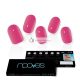 NOOVES NAILS Premium Vorbehandelte Gel-Nagelfolien Barbie Girl Pink Halbhärtende Gel-Nagelstreifen, Halbfeste Gel-Aufkleber