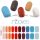 NOOVES NAILS Premium Vorbehandelte Gel Nagelfolien Melody Multicolor