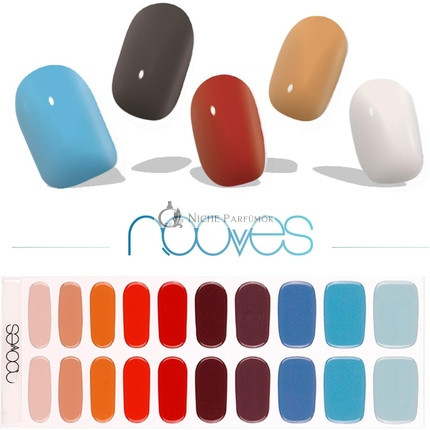 NOOVES NAILS Premium Vorbehandelte Gel Nagelfolien Melody Multicolor