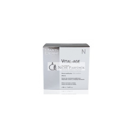 MartiDerm Platinum GF Vital-Age Simító Arckrém Normál és Kombinált Bőrre, 50 ml