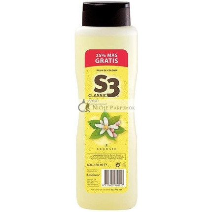 S3 Eau de Toilette 600ml + 150ml - 2 darabos csomag