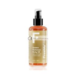   Freshly Cosmetics Arany Ragyogás Testolaj, Hidratáló Testolaj, Striák Elleni Olaj, 200ml