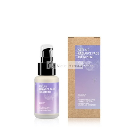 Freshly Cosmetics Akne és Reaktív Bőr Arckezelés 100% Természetes Azelaic Radiance, 50ml