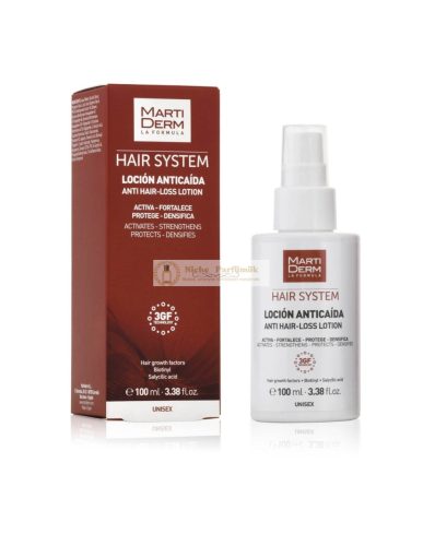 Martiderm Hair System 3GF Anti Hair-Loss Lotion öblítés nélküli ápolás hajhullás ellen 100 ml