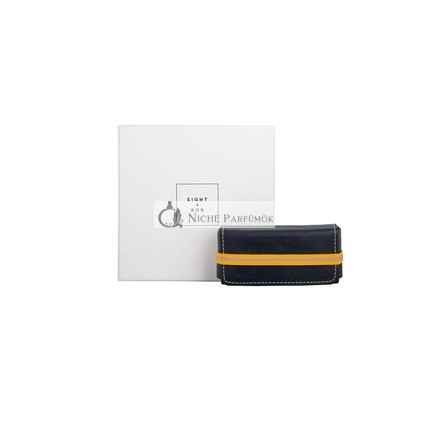 Eight & Bob Blauer Leder Parfüm Etui