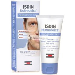   ISDIN Nutradeica Arckrém 50ml Zsíros Bőrre - Hidratál, Nyugtat és Mattítja a Bőrt