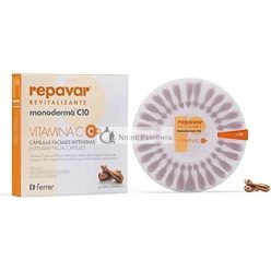  Repavar Revitalize Monoderma Intenzív Revitalizáló Kapszulák - Intenzív Anti-Aging Kezelés 10% C-vitaminnal