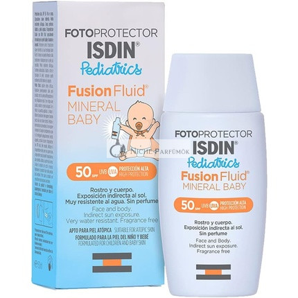 ISDIN Fotoprotektor Fusion Fluid Mineral Baby SPF50, 50ml