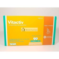 Vitactiv Narancs Ízű Pezsgőtabletta 30 db