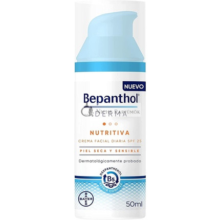 BEPANTHOL Derma Tápláló Napi Arckrém SPF25, 50ml