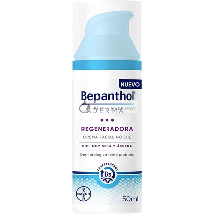 Bepanthol Derma Regenerierende Nachtgesichtscreme für sehr trockene und empfindliche Haut 50ml